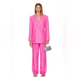 NWT REVOLVE SER.O.YA Pink Pinstripe Suit Set